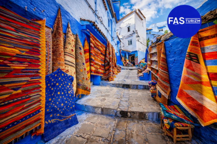 Chefchaouen Mavi Şehir Sokakları -Fas Turu-K&uuml;lt&uuml;r-Renk-Deneyimi