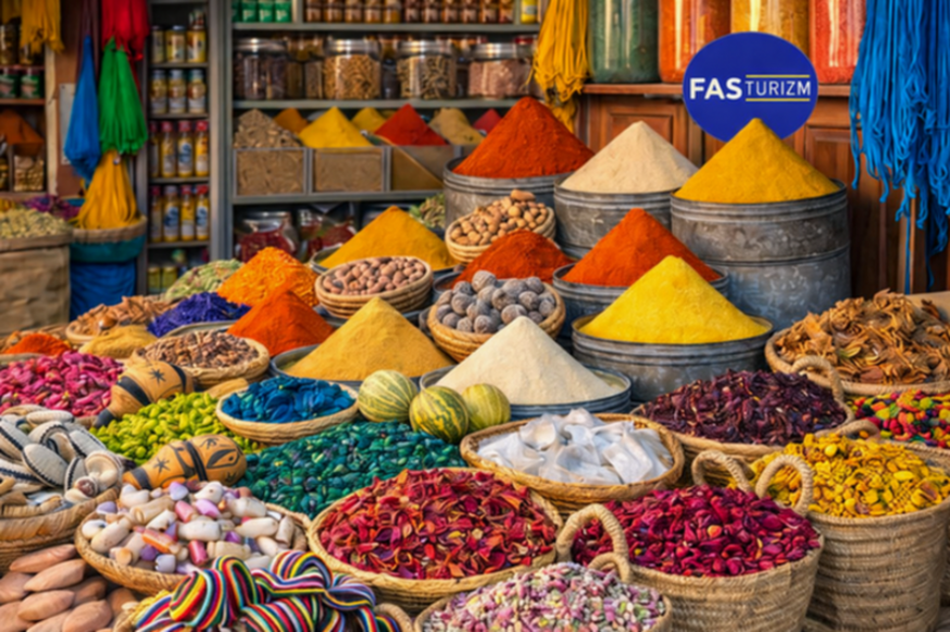 fas baharatları, fas &ccedil;arşıları, souk, marakeş baharat pazarı, fas k&uuml;lt&uuml;r&uuml;