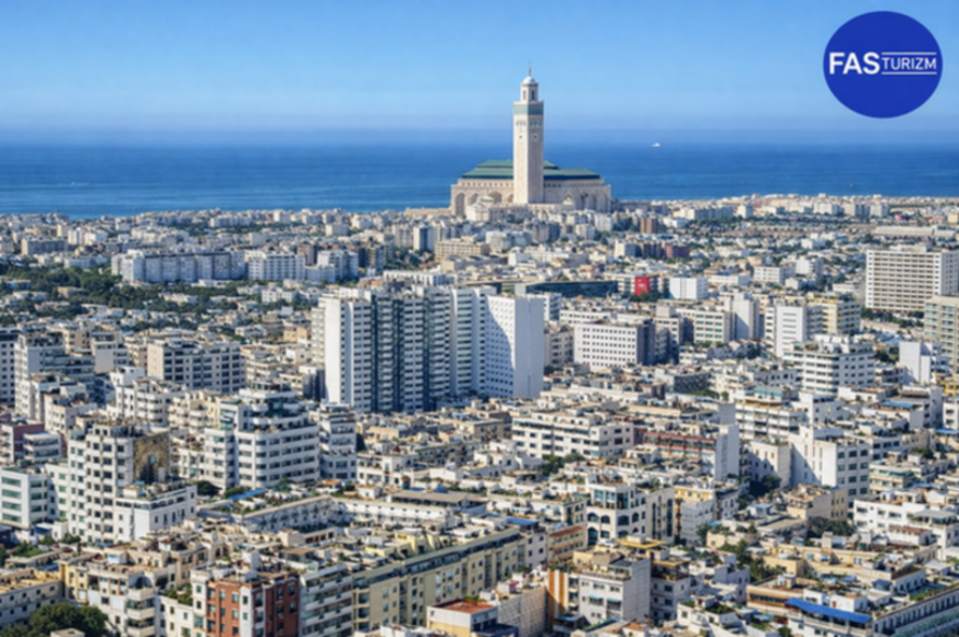 Kazablanka Şehir Manzarası &ndash; Fasturizm | Fas&rsquo;ın En B&uuml;y&uuml;k Şehri