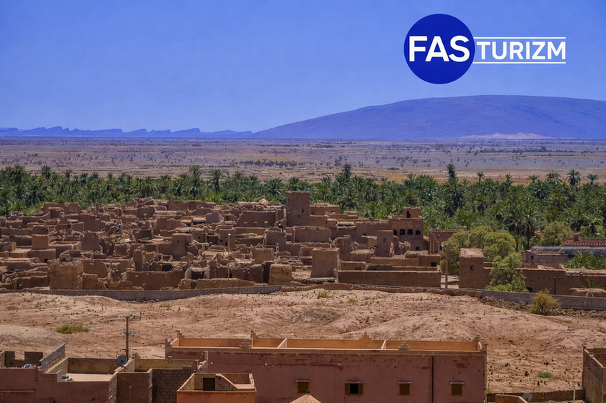 Foum Zguid Kasbah K&ouml;y&uuml; &ndash; Fas Sahra Ge&ccedil;iş Rotası